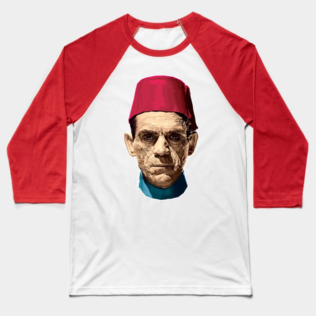 High Priest Imhotep (Colors Version) Baseball T-Shirt by pentoolarts